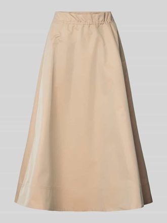 Luisa Cerano Luisa Cerano Midirock mit elastischem Bund in Beige, Gr&ouml;&szlig;e 36