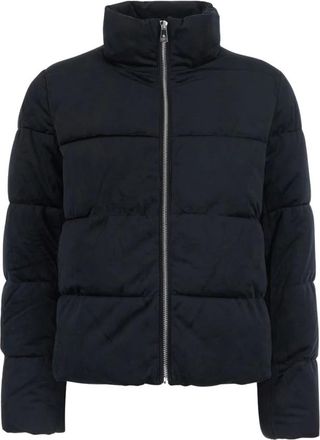 Ralph Lauren Jassen, Dames, Zwart, S, Leer, VV Poly Pffr-Insulated Donsjas