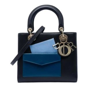 Dior Pre-owned Lady Dior - Dames - Pre-owned - Zwart - Maat: ONE Size Leer