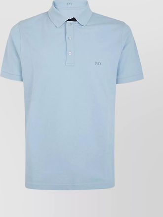 Fay cotton piqu&eacute; polo shirt