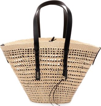 Loewe PaulaS Ibiza Braid Medium Basket Bag
