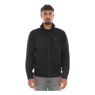 HUGO BOSS Heren, Sweatshirts & Hoodies, Zwart, Maat: L Katoen