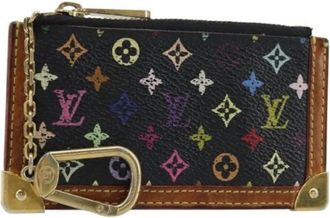Louis Vuitton Pre-owned Accessories, female, Black, Size: ONE SIZE Pre-owned Canvas Wallet
