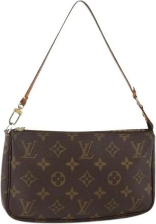 Louis Vuitton Pre-owned Mini Bags, female, Brown, Size: ONE SIZE Pre-owned Pochette Accessoires