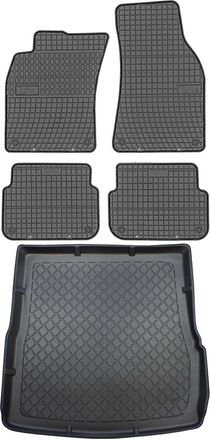 OEM Juego De Alfombrillas De Goma Para Coche Y Maletero Para Audi A6 C6 Kombi (2004-05.2006)
