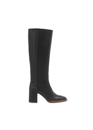 Chlo&eacute; Edith Leather Knee Boots Size 40
