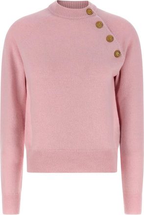 Balmain Pink Wool Sweater