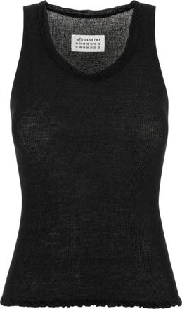 Maison Margiela Top - Dames - Tops zonder mouwen - Zwart - S - Tops