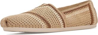 Toms Alpargata Classic Womens Shoes Dark Beige : 9.5 B - Medium, Canvas/Mesh/Nylon