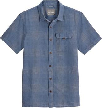 Royal Robbins Hempline Spaced S/S Hemd f&uuml;r Herren | blau/grau