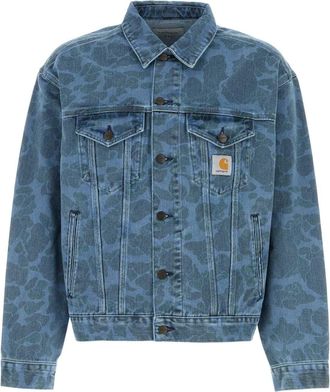 Carhartt Work in Progress Printed Denim Duck Helston Jacket