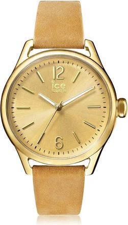 Ice Watch Ice Time - Dames - Accessoires - Geel - Maat: ONE Size Leer
