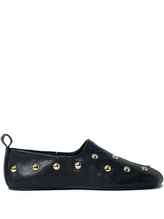 Chlo&eacute; Rita studded slip-on ballet flats - Zwart