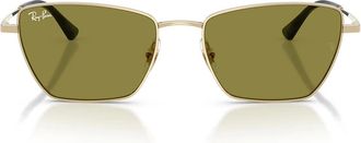 Ray-Ban Sunglasses Rb3783 9213/2 Drea Pale Gold/Green Unisex