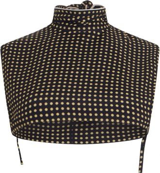 Philosophy di Lorenzo Serafini Fitted Top with High Neck - Dames - Tops zonder mouwen - Zwart - XS - Leer - Tops