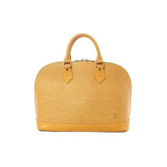 Louis Vuitton Pre-owned Handbags, female, Yellow, Size: ONE SIZE Pre-owned Alma PM