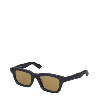 Alexander McQueen Alexander Mcqueen Herrens Sonnenbrille Acetat Grau/Gelb
