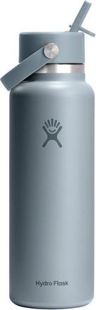 Hydro Flask 40-Ounce Wide Mouth Flex Straw Cap Bottle in Shale Gray at Nordstrom