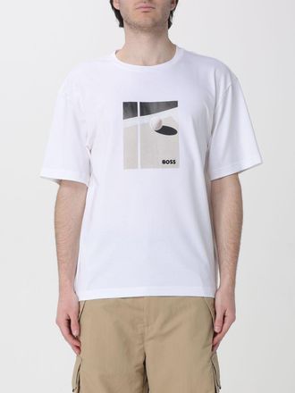 HUGO BOSS T-shirt in cotone stampata