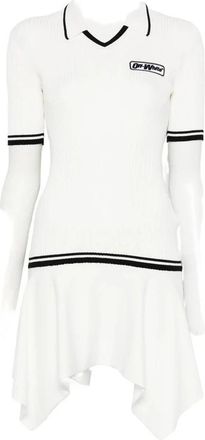 Off-white Jurk - Dames - Kleedjes - Wit - XS - Kleedjes