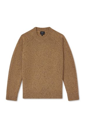 A.P.C. Harris Flecked Virgin Wool Sweater