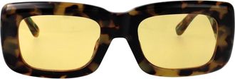 The Attico Marfa Zonnebril voor Stijlvolle Zonbescherming - Dames - Zonnebrillen - Bruin - 52 MM - Accessoires