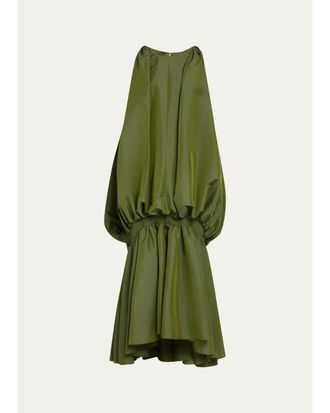 Christopher John Rogers Silk Jellyfish Gown