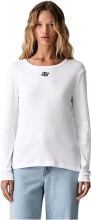 Munthe Long Sleeve Tops - Dames - Longsleeves - Wit - S - Tops