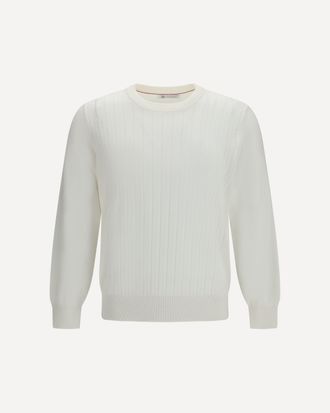 Brunello Cucinelli Cotton Sweater Male 48