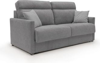 Divani.Store Margot Sof&aacute; Cama Convertible En Tela Suave Impermeable 156 Cm (mat.120x197) Gris