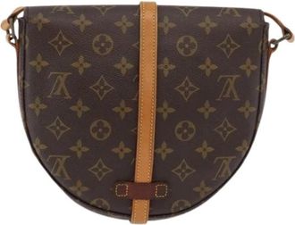 Louis Vuitton Pre-owned Vintage Cross Body Bag - Dames - Vintage Schoudertas - Bruin - ONE Size - Leer - Vintage