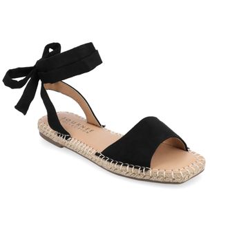 Journee Collection Women & apos;s Emelie Medium and Wide Width Espadrille Sandals