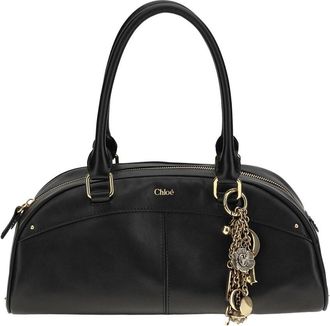 Chlo&eacute; Bowling Leather Handbag