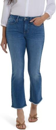 NYDJ Barbara Frayed Ankle Bootcut Jeans in Bluewater at Nordstrom Rack, Size 16