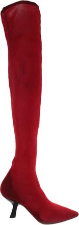 Ferragamo Ferragamo Over-the-Knee Stretch Boots, Size 7 C