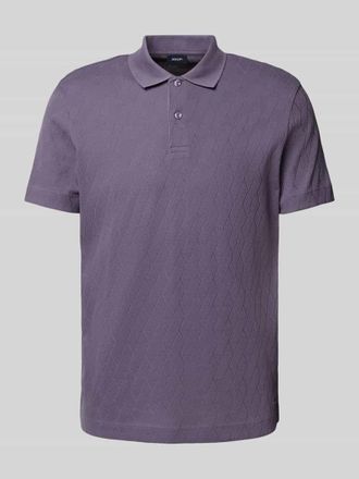 Joop Regular Fit Poloshirt aus reiner Baumwolle Modell Bianco in Purple, Gr&ouml;&szlig;e L