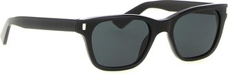 Saint Laurent Mens Black Acetate Sunglasses