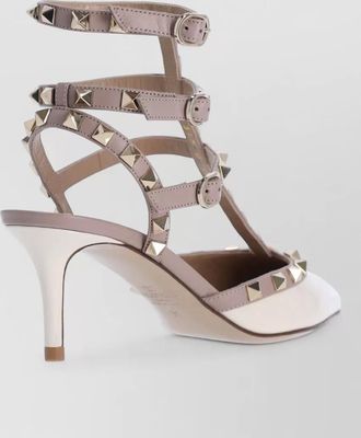 Valentino Garavani high heel pumps pointed toe straps studs