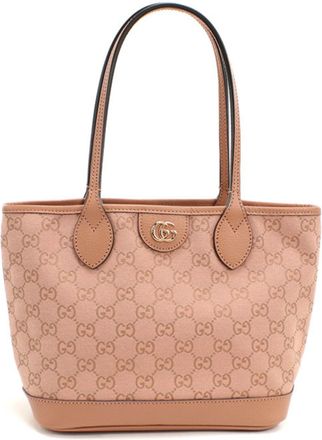 Gucci Pink Gg Canvas Tote Bag (Pre-Owned)