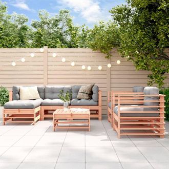 vidaXL Furniture Limited - Juego De Muebles De Jard&iacute;n 7 Pzas Madera