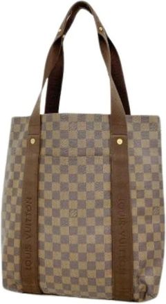 Louis Vuitton Pre-owned Tote Bags, female, Brown, Size: ONE SIZE Pre-owned Cabas Beaubourg Tote