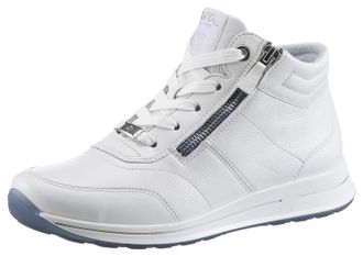 Ara Schn&uuml;rboots ARA OSAKA, Damen, Gr. 3,5 (36,5), weiss (wei&szlig;), Glattleder, Schuhe Schn&uuml;rboots, High Top-Sneaker, Schn&uuml;rschuh, Freitzeitschuh in Komfortwe