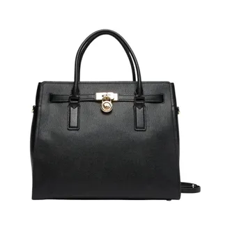 Michael Kors Tote Bags, female, Black, Size: ONE SIZE Hamilton Moderne