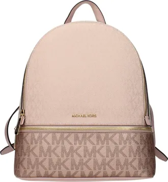 Michael Kors Pink Fabric Womens Backpack