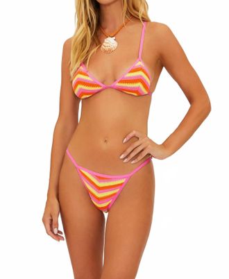 Beach Riot Womens Kim Top In Stripe Multi Color