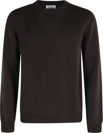 Roberto Collina Uomo, Maglie, Marrone, S, new