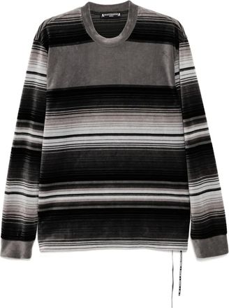 MASTERMIND WORLD T-shirt in velluto - Nero