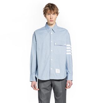 Thom Browne 4-Bar Flannel Shirt