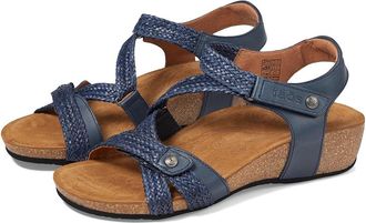 Taos Footwear Trulie Womens Sandals Navy : EU 41 (US Womens 10-10.5) M, Leather