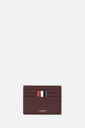 Thom Browne Porta Carte Pelle Soft Pebble Grain